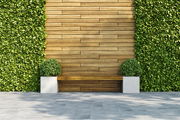 Wall and Hedge